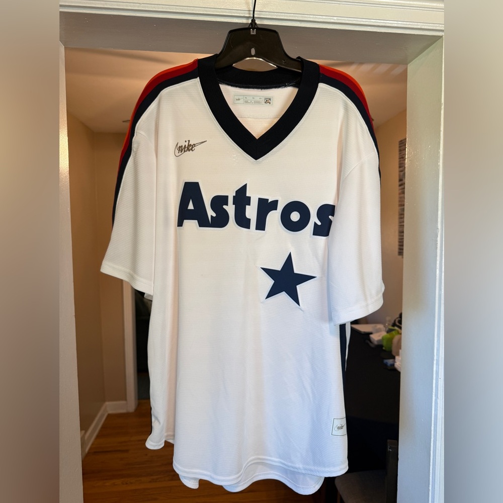 Houston Astros Cooperstown Men's Nike Dri-FIT MLB Limited Jersey Size XL